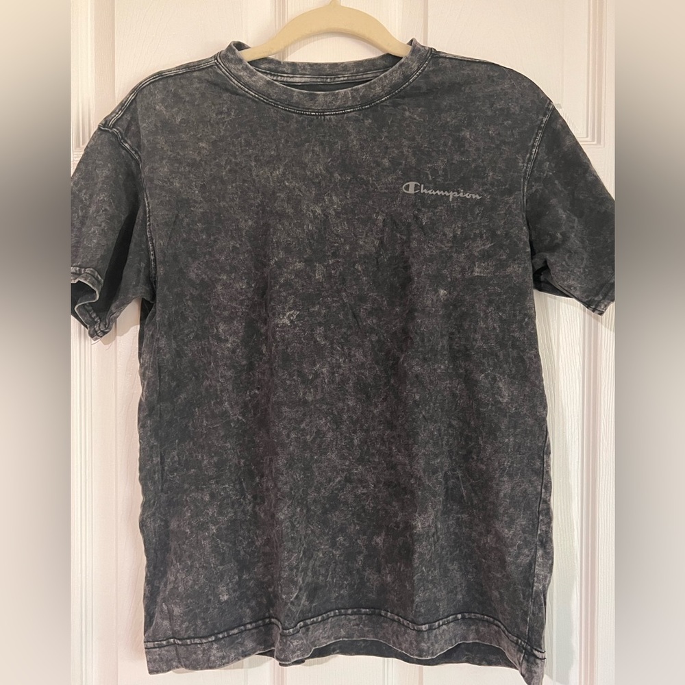 Champion black tie dye t shirt